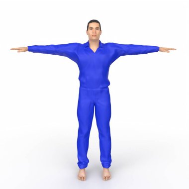 Man isolated on background