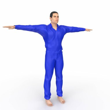 Man isolated on background