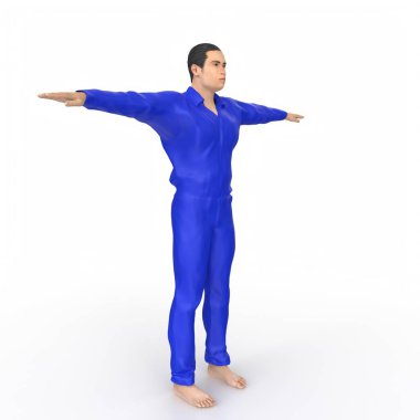 Man isolated on background