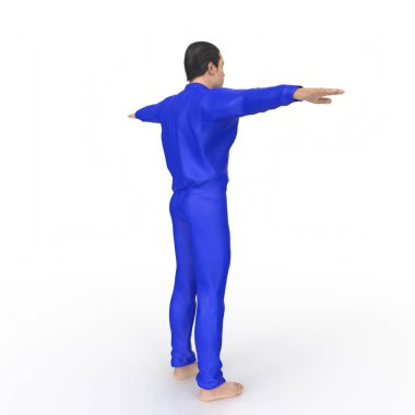 Man isolated on background