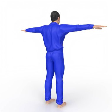 Man isolated on background