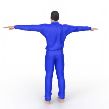 Man isolated on background