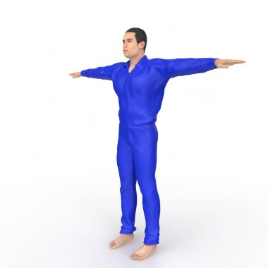 Man isolated on background