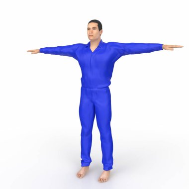 Man isolated on background