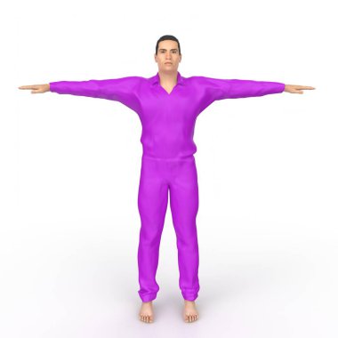 Man isolated on background