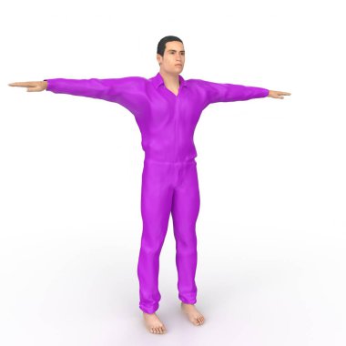 Man isolated on background