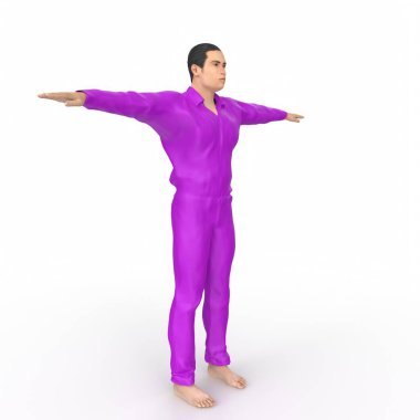 Man isolated on background