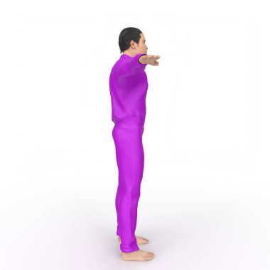 Man isolated on background