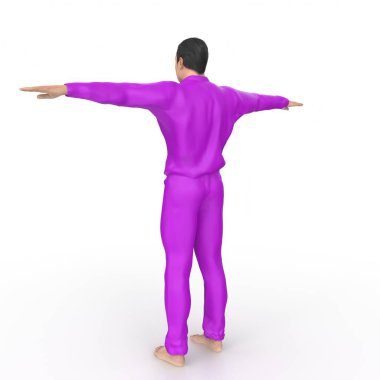 Man isolated on background