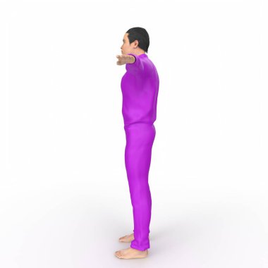 Man isolated on background