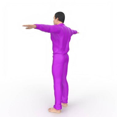 Man isolated on background