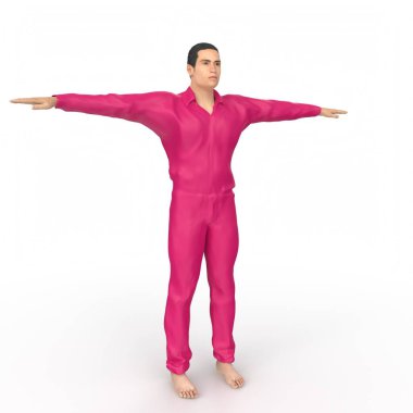 Man isolated on background