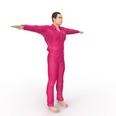 Man isolated on background