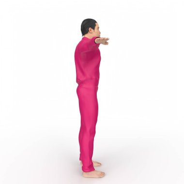 Man isolated on background