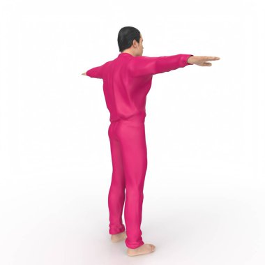 Man isolated on background