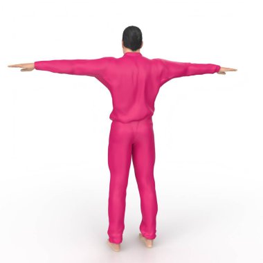 Man isolated on background