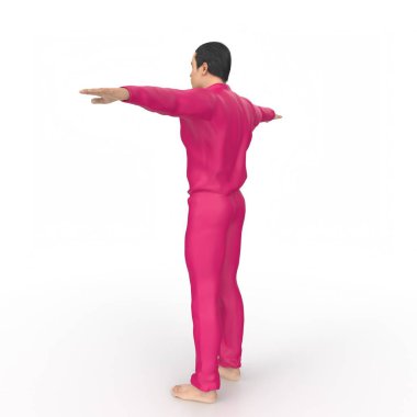 Man isolated on background