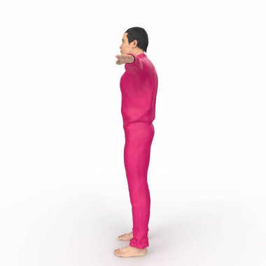 Man isolated on background