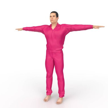 Man isolated on background