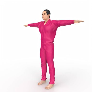 Man isolated on background