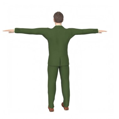 Business man isolated on background