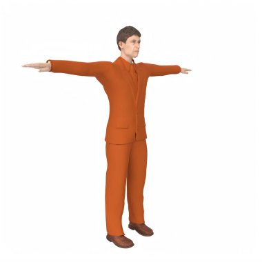 Business man isolated on background