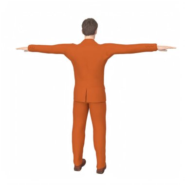 Business man isolated on background