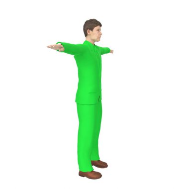 Business man isolated on background