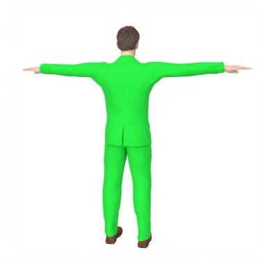 Business man isolated on background