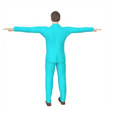 Business man isolated on background