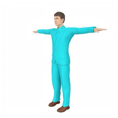 Business man isolated on background