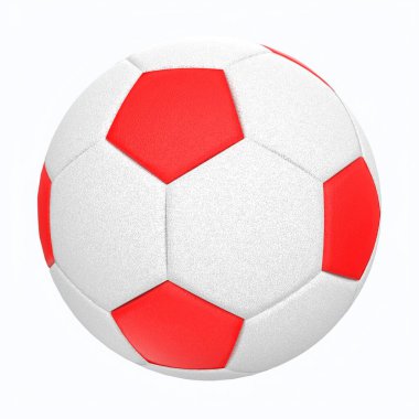 futbol topu arka planda izole edildi