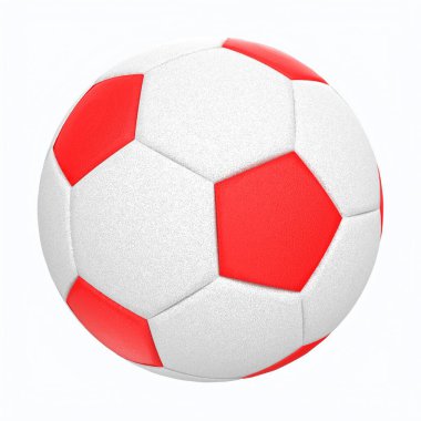 futbol topu arka planda izole edildi