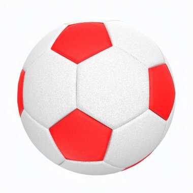 futbol topu arka planda izole edildi