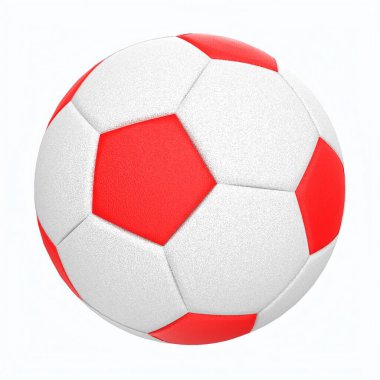 futbol topu arka planda izole edildi