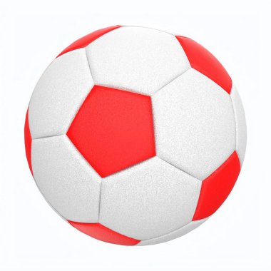 futbol topu arka planda izole edildi