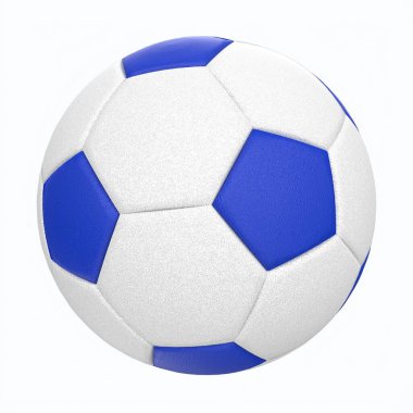 futbol topu arka planda izole edildi