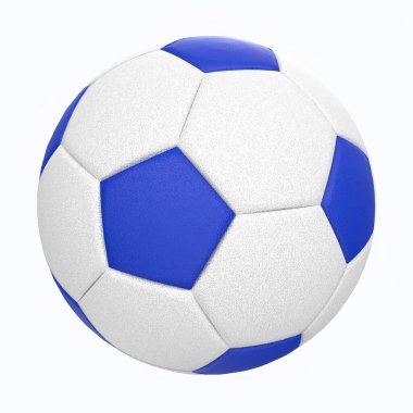 futbol topu arka planda izole edildi