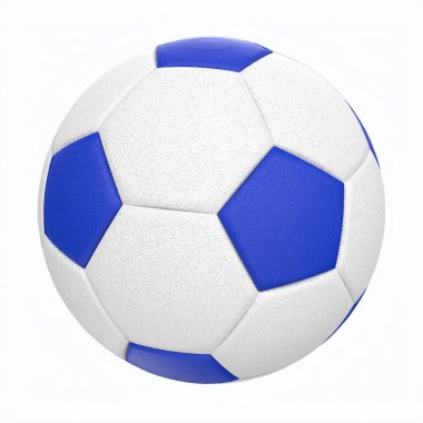 futbol topu arka planda izole edildi