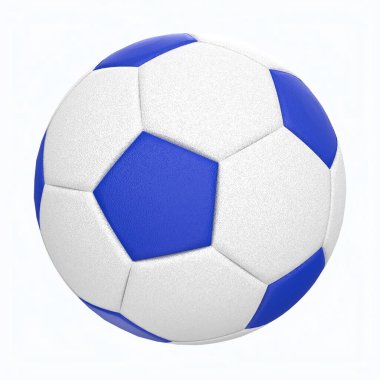 futbol topu arka planda izole edildi