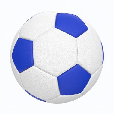 futbol topu arka planda izole edildi