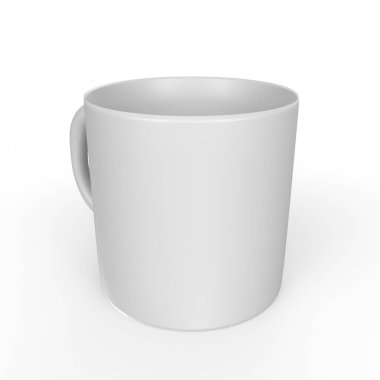 Cup object isolated on background