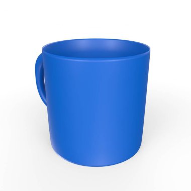 Cup object isolated on background