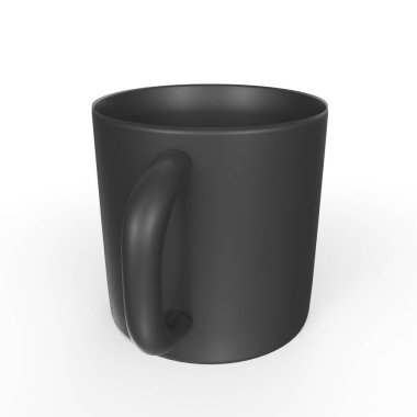 Cup object isolated on background