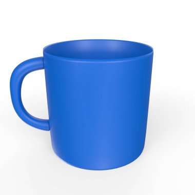 Cup object isolated on background
