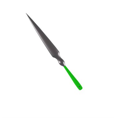 Hançer arka planda izole edilmiş.