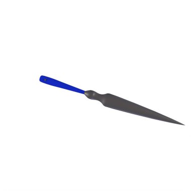 Hançer arka planda izole edilmiş.