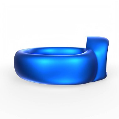 Çember nesnesi arkaplanda izole edildi