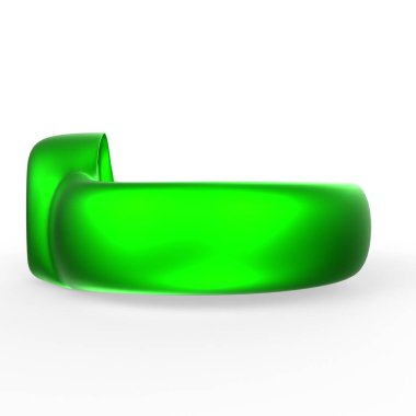 Çember nesnesi arkaplanda izole edildi