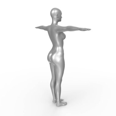 Arka planda izole edilmiş kadın taban örgüsü